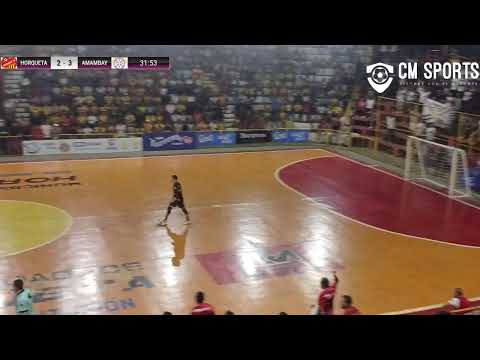 FÚTBOL DE SALÓN  / ELIMINATORIAS  / HORQUETA VS AMAMBAY