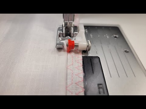 Blind hem with the sewing machine