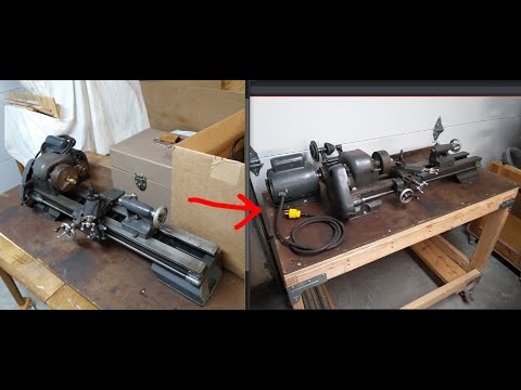 Craftsman Atlas 618 1938 era "6x18" metal lathe 101.07301