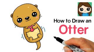 How to Draw an Otter Easy and Cute