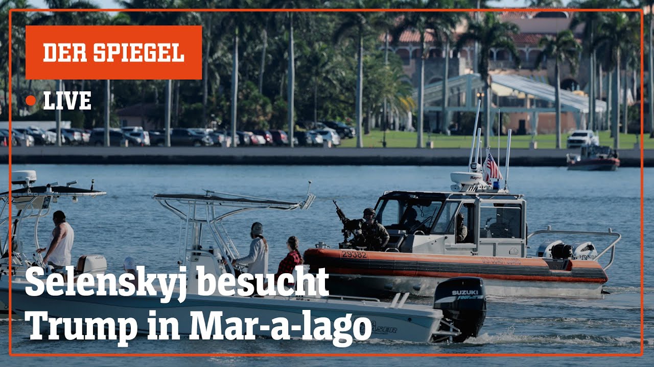 Livestream: Selenskyj zu Besuch bei Trump in Mar-a-lago | DER SPIEGEL