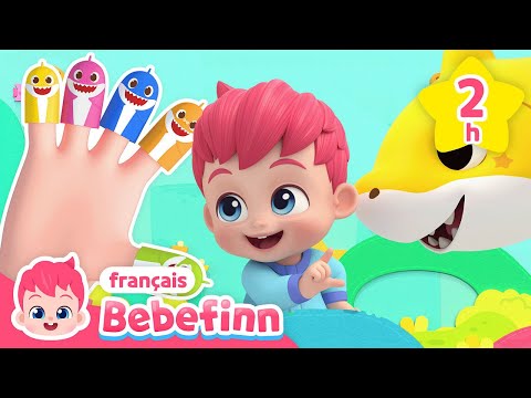Baby Shark Famille des Doigts et Plus | +Comptines | Bebefinn en français👶Chansons pour Enfants