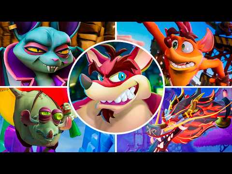 Crash Team Rumble (PS5) - All Bosses & Ending | 4K 60FPS