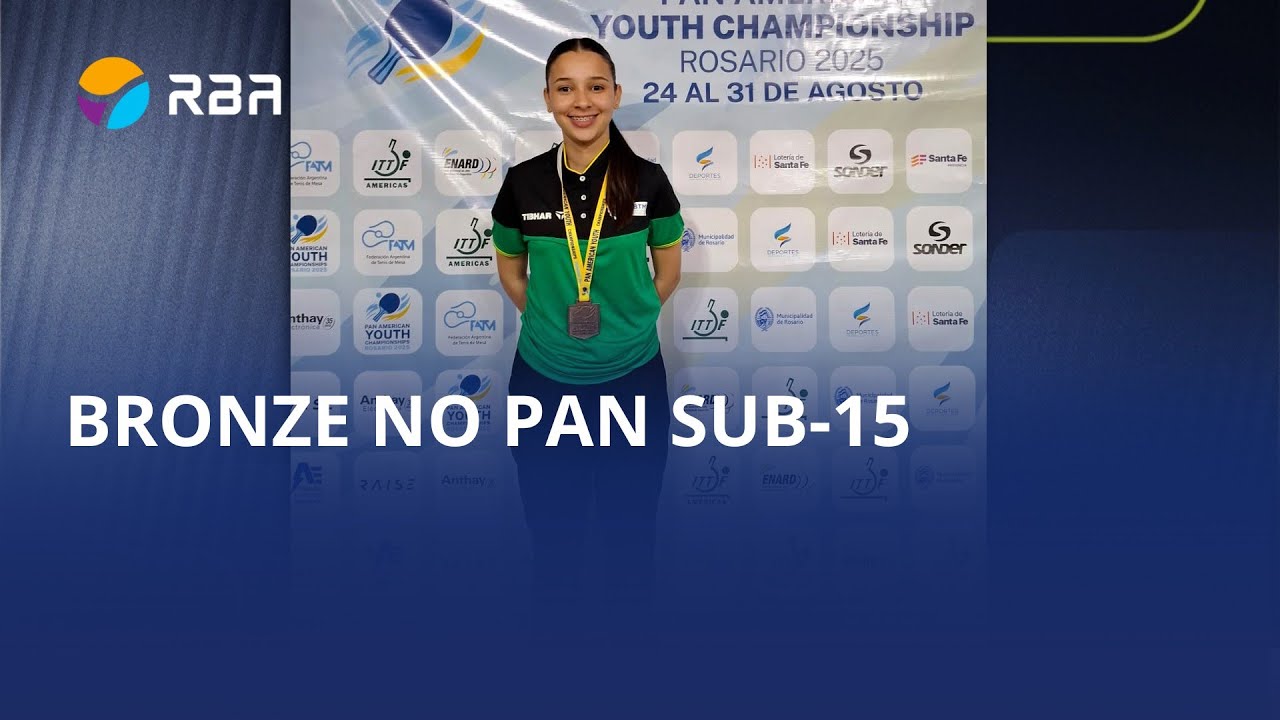 Maria Souza brilha e sobe ao pódio no Pan-Americano Sub-15
