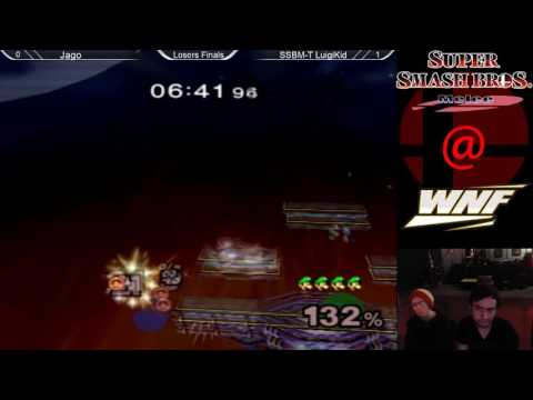 Jago vs SSBM-T LuigiKid Melee at Wednesday Night Fights Winter 2017 1.1