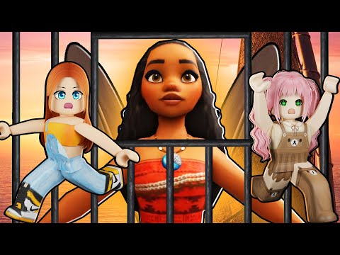 TATAKAS KAMI NI BESSY SA KULUNGAN NI MOANA | ROBLOX Barry's Prison