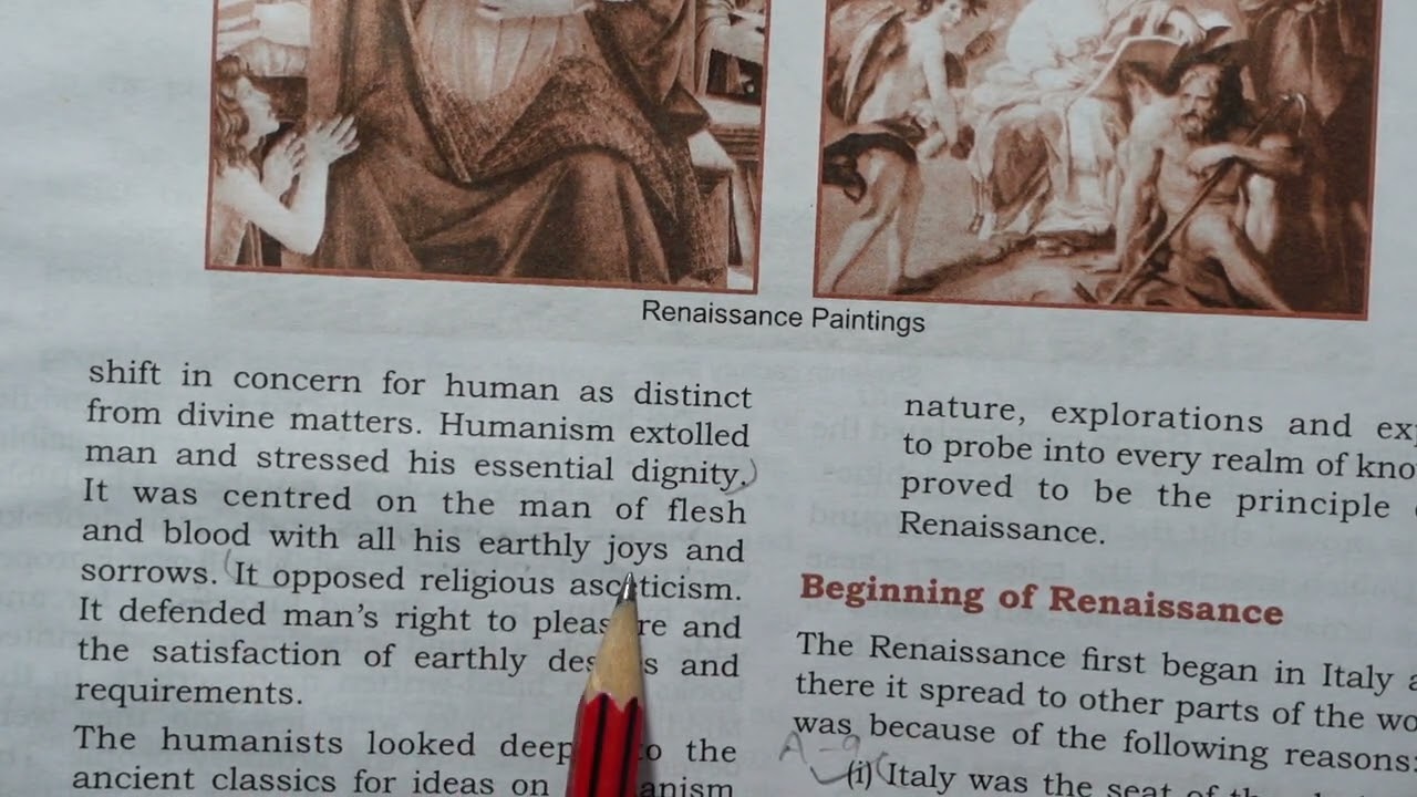 THE MODERN AGE IN EUROPE (A) RENAISSANCE CLASS 9 ICSE CHAPTER 11