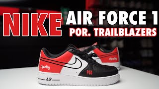 Air Force 1 Portland Trailblazers NIKEiD Review + On Feet