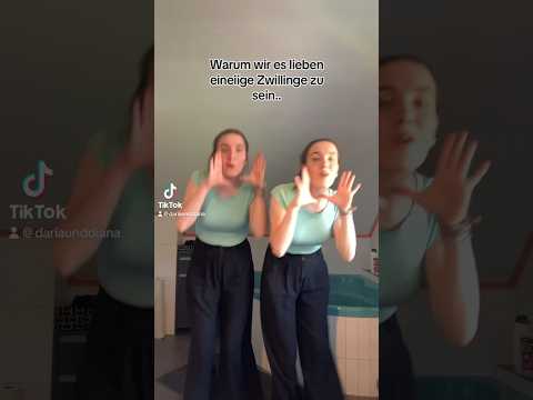 Habt ihr Geschwister?👯‍♀️ #twins #zwillinge #fun #dance #doppelpack #identicaltwins #dariaunddiana