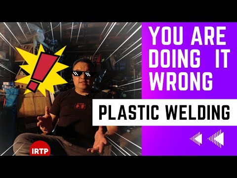 How to do PLASTIC WELDING at Home: Watch This Before You Start
