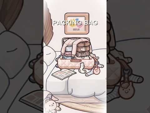 Packing Our Luggage #avatarworld #tocaboca #fypviralシ #shorts