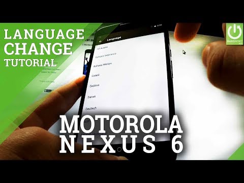 How to Change Language in MOTOROLA XT1100 Nexus 6