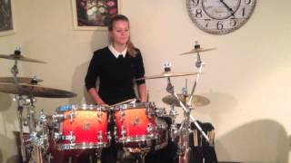 DRUM COVER - QUEEN OF THE SCENE (Hot Chelle Rae)
