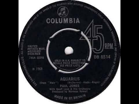 UK New Entry 1969 (24) Paul Jones - Aquarius