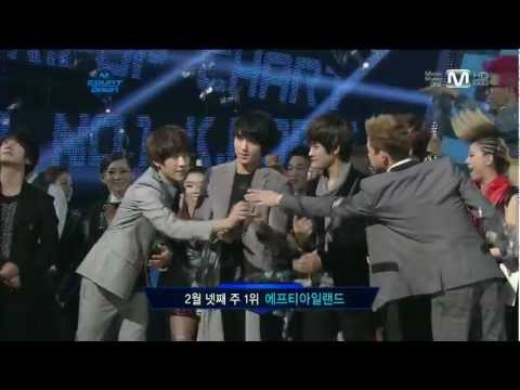 120223 Mnet M!Countdown F.T. Island - 一位獲獎+安可