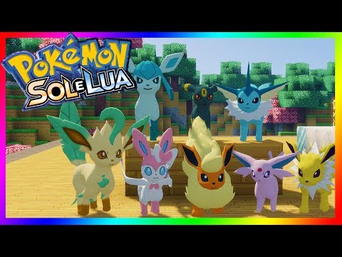 PIXELMON SOL e LUA ep.77 - TODAS AS EVOLUÇÕES DO EEVEE - BACKSLOCK ‹MINECRAFT›