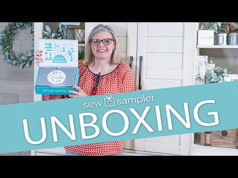 Fat Quarter Shop's "Sew Sampler" Monthly Subscription Quilting Box - January 2021 Unboxing