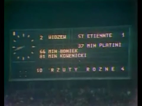 Widzew Lodz 2-1 ASSE - 32e de finale aller de la Coupe UEFA 1979-1980