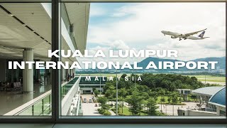 Walking Tour International Airport Arrival KLIA 2 Kuala Lumpur Malaysia from Singapore