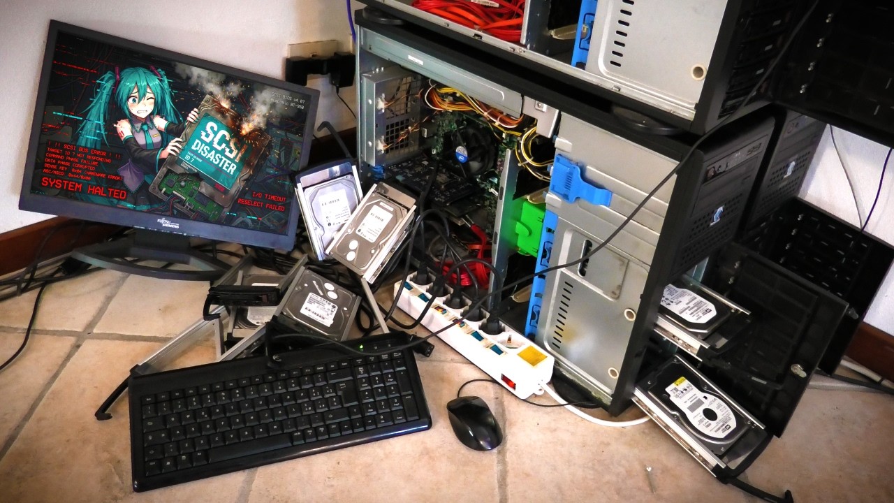 DISASTRO SCSI: Ho quasi perso 30 anni di lavoro in computer grafica