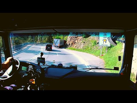 CV Driving Mercedes Actros - Serpentine Road | Relaxing Truck Drive #5