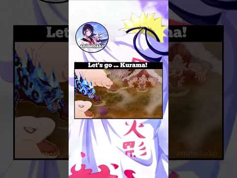 Let's go, Kurama!   #shorts #narutoshippuden #kurama