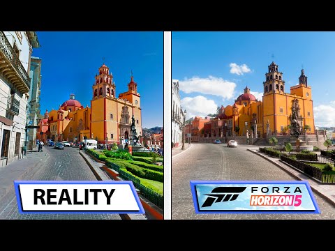 Forza Horizon 5 VS Reality | The Beauty of Mexico | Comparison