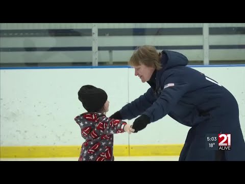Figure skating instructor honors friends lost in D.C. plane crash one year later