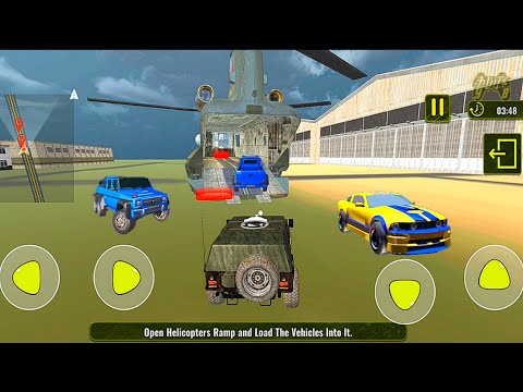 US Army Cruise Ship Tank Transport Helicopter Game #2 - Android Gameplay