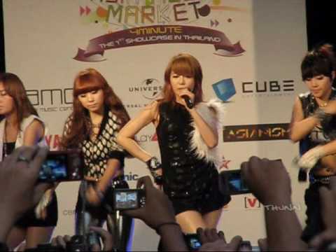 100214 4minute - For Muzik+Hot Issue (The 1st Showcase in Thailand)