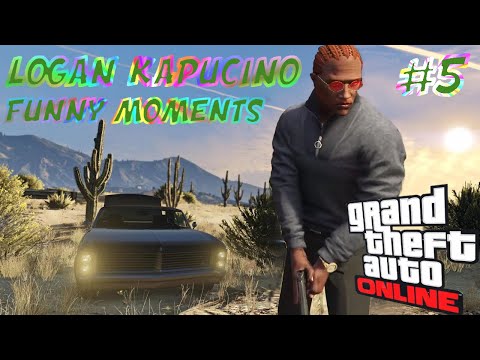 LOGAN KAPUCZINO FUNNY MOMENTS| GTA5 RP |KAWIARNIA, BIZNESY, KELNERKA #5