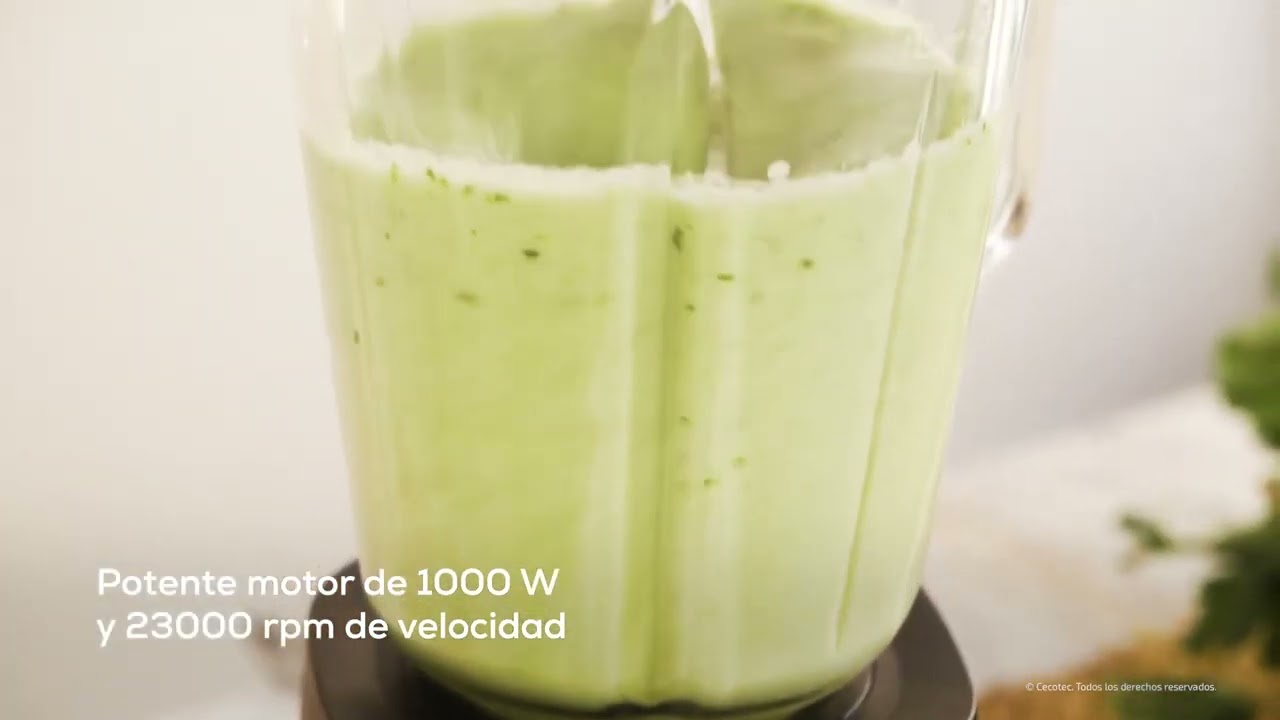 Блендер стаціонарний CECOTEC Power Black Titanium 1000 Inox (CCTC-04156) video preview