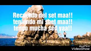 ALEMAN// LA PLAYA// LETRA