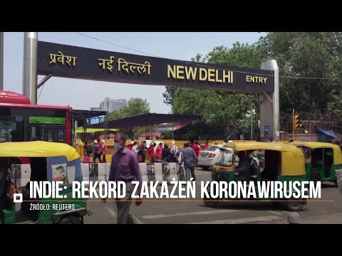 Koronawirus. Kolejny rekordowy skok zakażeń w Indiach - ponad 40 tysięcy w ciągu doby