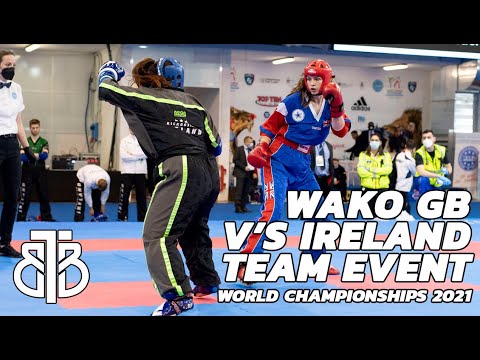 WAKO GB V's WAKO Ireland WAKO ladies team final 21