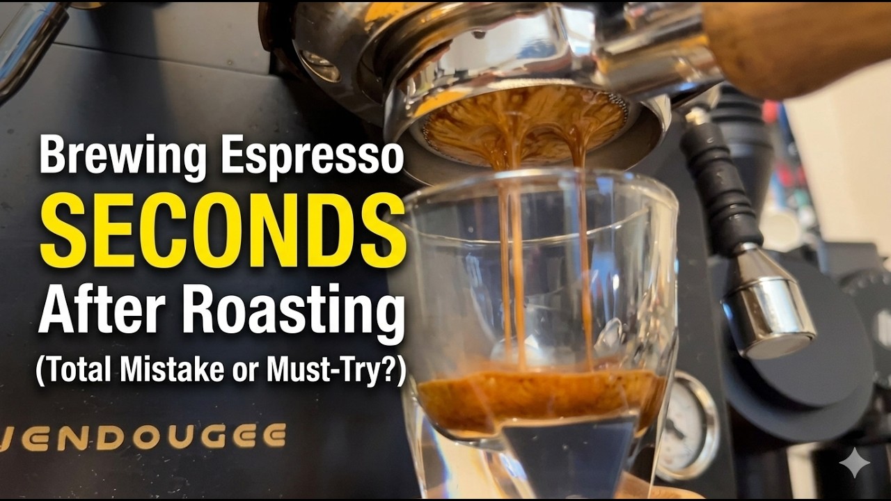 Brewing Espresso SECONDS After Roasting (Total Mistake or Must-Try?)