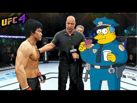 Bruce Lee vs. Fat Cop (EA sports UFC 4) - rematch
