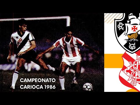 Vasco 0 x 2 Bangu - 10 jogos de tabu! - Campeonato Carioca 1986
