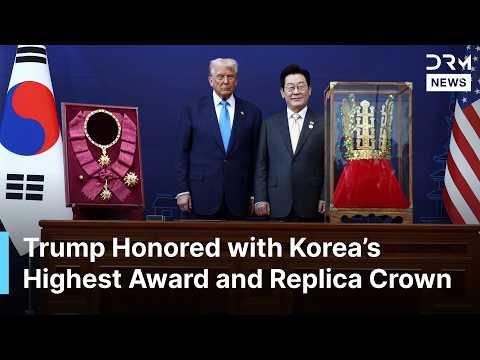 HISTORIC MOMENT: Trump Receives South Korea’s Grand Order of Mugunghwa and Gold Crown | AC1B