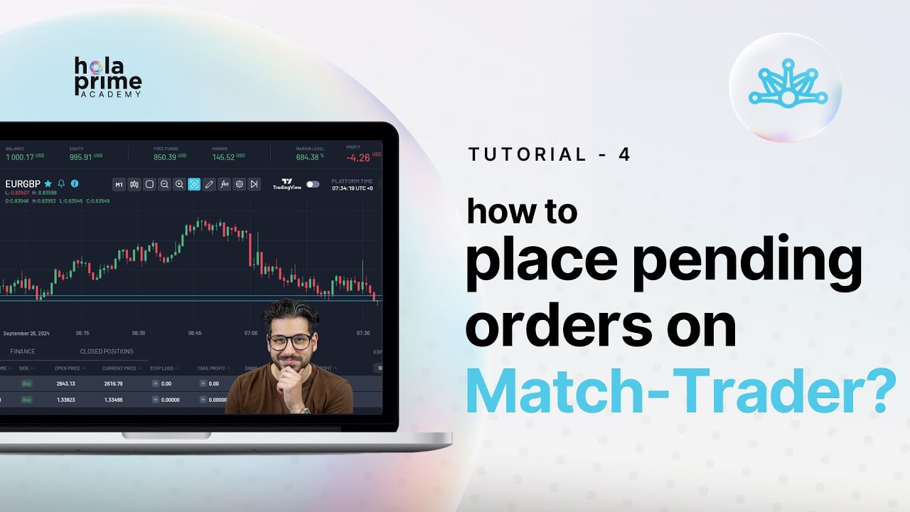 So platzieren Sie Pending-Orders bei Match Trader | Hola Prime