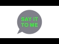 Pet Shop Boys - 'Say It To Me (radio mix)' (Official Audio) - Pet Shop Boys Pet Shop Boys - 'Say It To Me (radio mix)' (Official Audio)