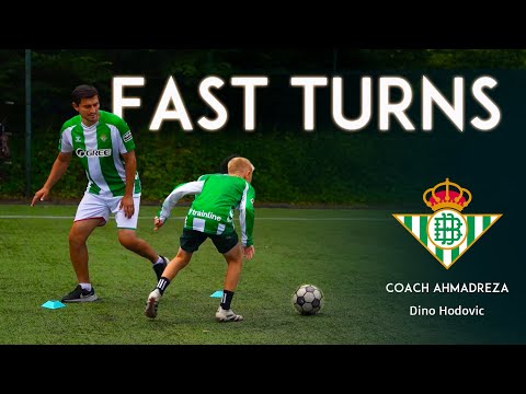 Learn FAST TURNS Like a Pro | Dino Hodovic - Coach Ahmadreza - Real Betis