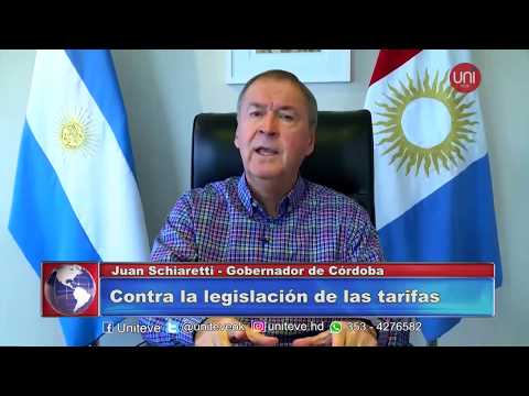 Schiaretti se refirió al tema tarifas