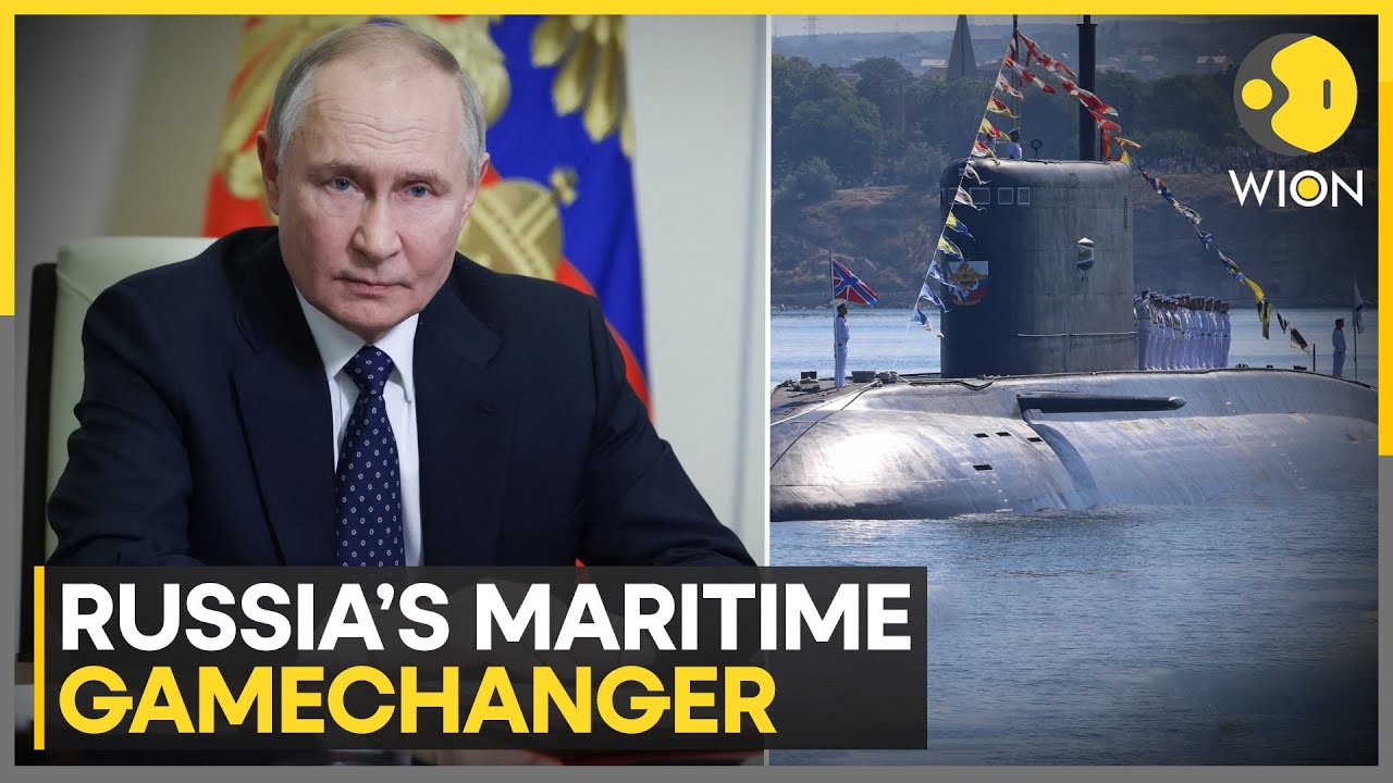 Russia Launches Khabarovsk Submarine, Carrier of Poseidon ‘Doomsday’ Drone | WION