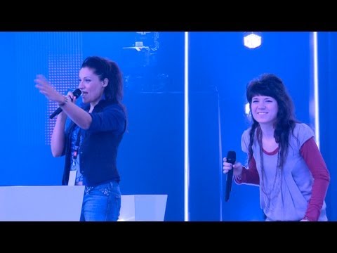 Viola besucht die Battleproben von Iris und Marina