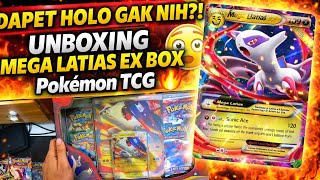 UNBOXING MEGA LATIAS EX BOX 🔥 Dapet Holo Gak Nih?! Pokémon TCG Indonesia
