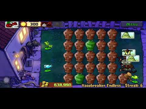 Plants vs zombies level 6. Endless vasebreaker 23-08-21