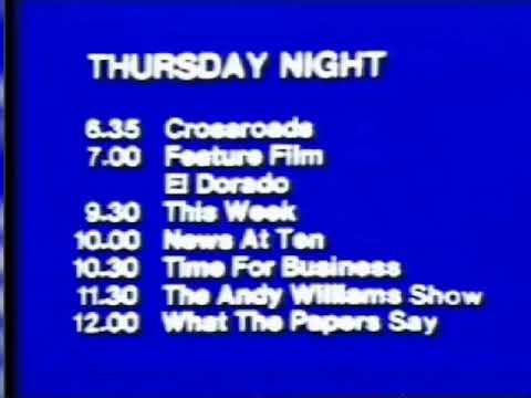 Thames Television closedown 1977