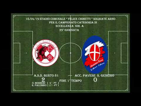18-04-19 Highlights A.S.D. Busto 81 -  Acc. Pavese S. Genesio 3 -1
