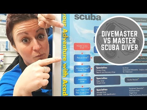 AOS Edu #41 - Padi Divemaster vs Master Scuba Diver